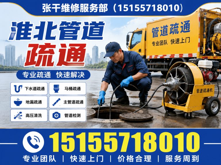 淮北地漏疏通展示图